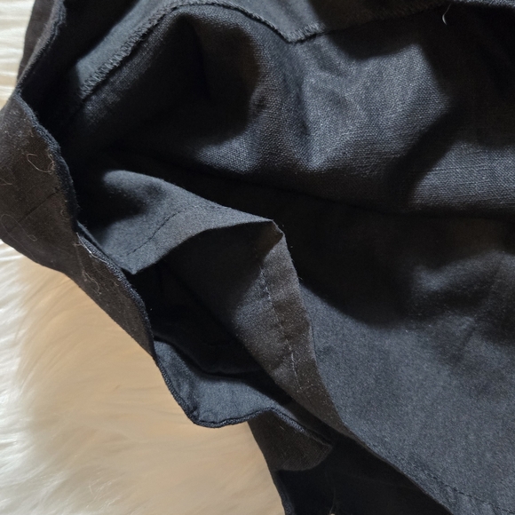 J. Crew Black Mini Skirt with Scalloped Hem - Picture 4 of 5